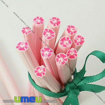 Палочка FIMO Цветок розовый, 50 мм, 1 шт (DIF-003543)