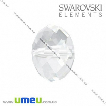 Бусина Swarovski 5040 Crystal, 8х6 мм, Рондель, 1 шт (BUS-005392)