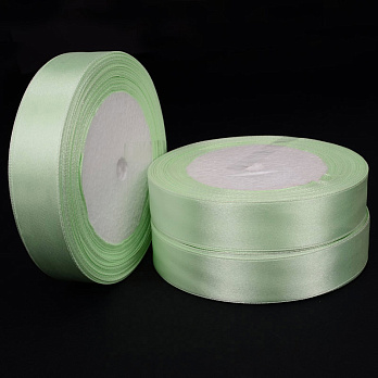 Атласна стрічка, 20 мм, Салатова (LEN-055235)