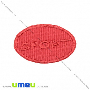Термоаппликация Sport, 5х3 см, Красная, 1 шт (APL-024703)