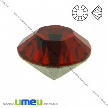 Стрази скляні конусні SS7 (2,2 мм), Бордові (STR-018780)