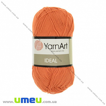 Пряжа YarnArt Ideal 50 г, 170 м, Оранжевая 242, 1 моток (YAR-025203)