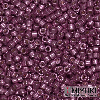Бісер японський Miyuki Delica 11/0 DB1849, Duracoat Galvanized, Бузковий (BIS-045491)
