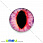 /p13647-kaboshon-stekl-s-printom-glaz-14-mm-rozoviy-krugliy/