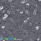 Паєтки Італія круглі плоскі, 3 мм, Сірі №9004 Grigio Fumo Opaline, 3 г (PAI-039156)
