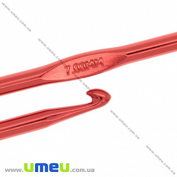 Крючок для вязания алюминиевый 7,0 мм, 1 шт (YAR-023475)