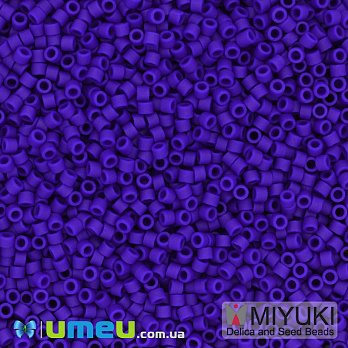 Бісер японський Miyuki Delica 11/0 DB756, Синій матовий (BIS-047489)