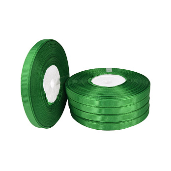 Репсова стрічка, 6 мм, Зелена (LEN-054856)
