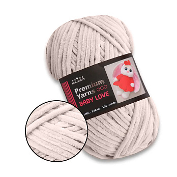 Пряжа Premium Yarn Baby Love 100 г, 120 м, Пудрова 342 (YAR-061601)