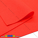 Фетр м'який 1,3 мм, 30х30 см, Червоний (FLT-019411)