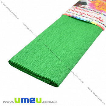 Гофрированная бумага Украина, Зеленая, 0,5х2 м, 1 рулон (DIF-019122)