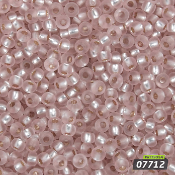 Бісер чеський №364m/07712m, Рожевий світлий, Блискучий матовий, 10/0 (BIS-043864)