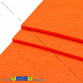 Фетр 2 мм, 10х15 см, 214 Оранжевый, 1 шт (FLT-027336)