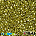 Бисер японский Miyuki круглый RR 8/0 №4205, Duracoat Galvanized, Желтый (BIS-045995)