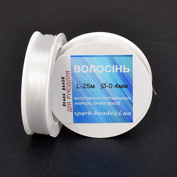 Волосінь (мононитка), 0,4 мм, Прозора (LES-015732)