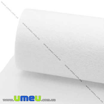Фетр Premium 1 мм, 20х30 см, Білий (FLT-053255)