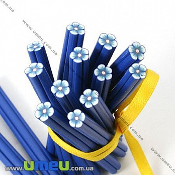 Паличка FIMO Квітка синій, 50 мм (DIF-003544)