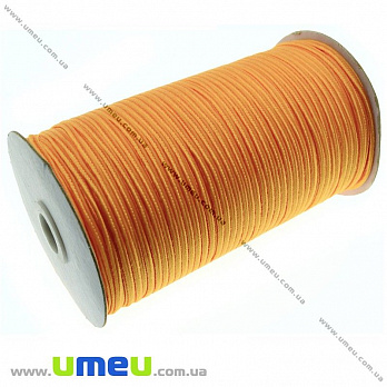 Сутажный шнур, 4 мм, Оранжевый, 1 м (LEN-011652)