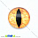 /p15250-kaboshon-stekl-s-printom-glaz-14-mm-oranzheviy-krugliy/
