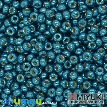Бісер японський Miyuki круглий RR 11/0 №5115 Duracoat Galvanized, Бірюзовий (BIS-045731)