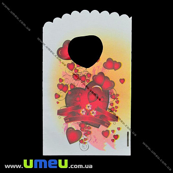 Подарунковий пакетик, 15х9 см, Білий (UPK-012325)