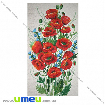 Схема для виш. бісером VDV, Польові маки Т-190, 45х25 см (SXM-029212)