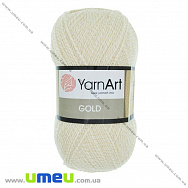 Пряжа YarnArt Gold 100 г, 400 м, Кремова 9000-А, 1 моток (YAR-025454)