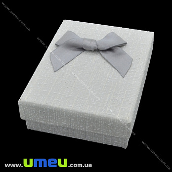 Подарункова коробочка Прямокутна, 9х7х3 см, Сіра (UPK-035928)