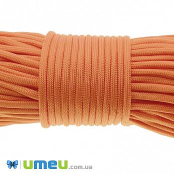 Шнур паракорд семижильный 4 мм, Оранжевый, 1 м (LEN-011121)