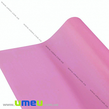 Упаковочная пленка матовая, Розовая, 68х100 см, 1 лист (UPK-030239)