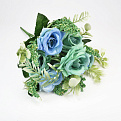 Букет роз, 37 см, Мятно-голубой, 1 шт (DIF-054089)