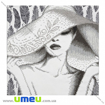 Схема для виш. бісером VDV, Леді Т-847, 26х26 см (SXM-029334)