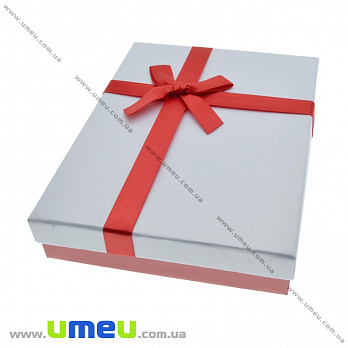 Подарочная коробочка Прямоугольная для комплекта, 16х12х3 см, Красная, 1 шт (UPK-035946)