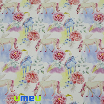 Пакувальний папір Єдиноріг, 70х100 см (UPK-030287)