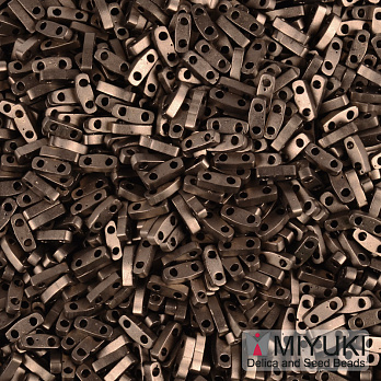 Бісер японський Miyuki QUARTER TILA №2006, 5х1,2 мм, Бронзовий матовий (BIS-053276)