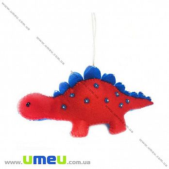 Набор из фетра для создания игрушки, Динозаврик Стеги ФН-85, 8х17 см, 1 набор (FLT-034878)