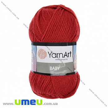 Пряжа YarnArt Baby 50 г, 150 м, Красная 156, 1 моток (YAR-025265)