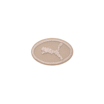 Термоаппликация Puma, 3х2 см, Бежевая (APL-053393)