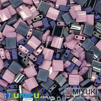 Бісер японський Miyuki TILA №mix10, Фіолетовий (BIS-046098)