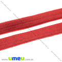 Резинка плоская 10 мм, Красная, 1 м (LEN-028590)