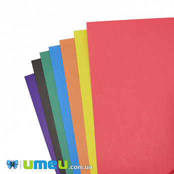 Бумага цветная двусторонняя TIKI, А4, 7 цветов, 14 листов, 80 г/м2, 1 набор (DIF-039407)