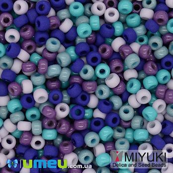 Бісер японський Miyuki круглий RR 8/0 №mix94, Синій (BIS-045931)