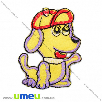 Термоаппликация детская Собака, 6,5х5 см, 1 шт (APL-016349)