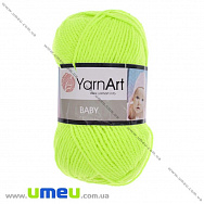 Пряжа YarnArt Baby 50 г, 150 м, Лимонна 8232, 1 моток (YAR-025268)