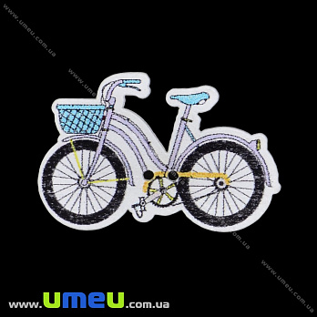 Декоративный пришивной элемент Велосипед, 32х21 мм, 1 шт (DIF-033463)