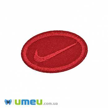 Термоаппликация Nike, 4х2,5 см, Красная, 1 шт (APL-038176)