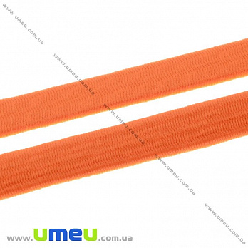 Резинка плоская 10 мм, Оранжевая, 1 м (LEN-028586)
