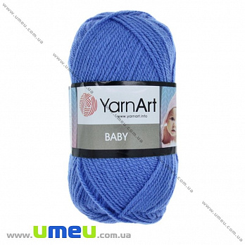 Пряжа YarnArt Baby 50 г, 150 м, Синяя 600, 1 моток (YAR-025277)