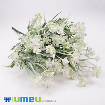 Букет дрібноцвіту, 34 см, Білий (DIF-050754)