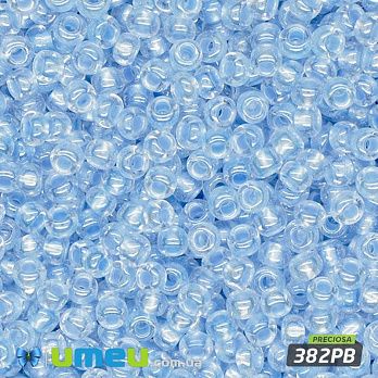 Бісер чеський №734/382PB, Блакитний, Глазурований, 10/0 (BIS-043911)